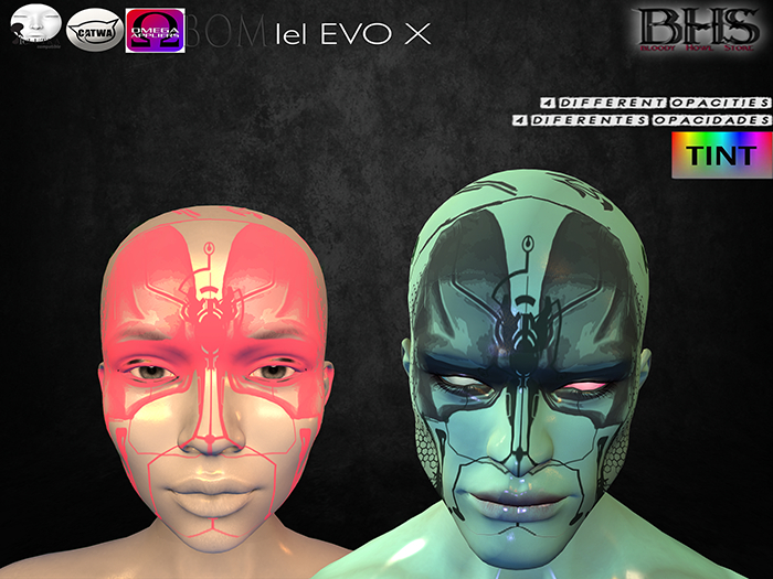 :: BHS :: Tech Unisex Face Tattoo