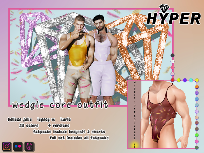 $.HYPER.$ Wedgie Core Bodysuit v1