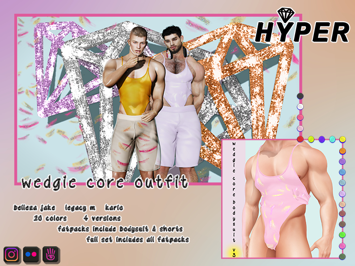 $.HYPER.$ Wedgie Core Bodysuit v3