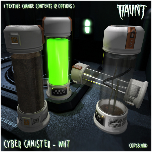 HAUNT - Cyber Canister - WHT