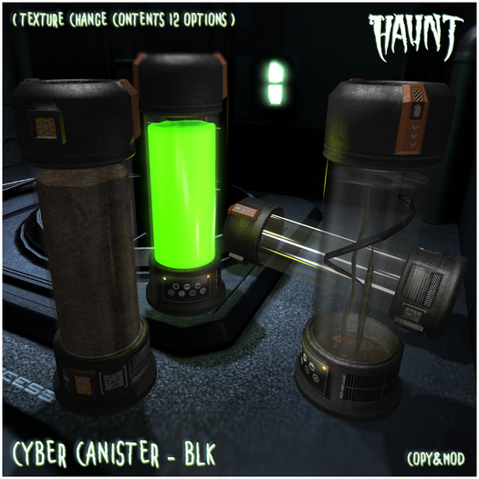 HAUNT - Cyber Canister - BLK