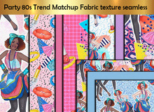 Party 80s Trend Matchup Fabric texture seamless