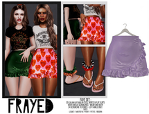Frayed - Faye Skirt - Lilac