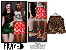 Frayed - Faye Skirt - Leo
