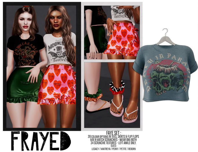Frayed - Faye Tee - Paradise