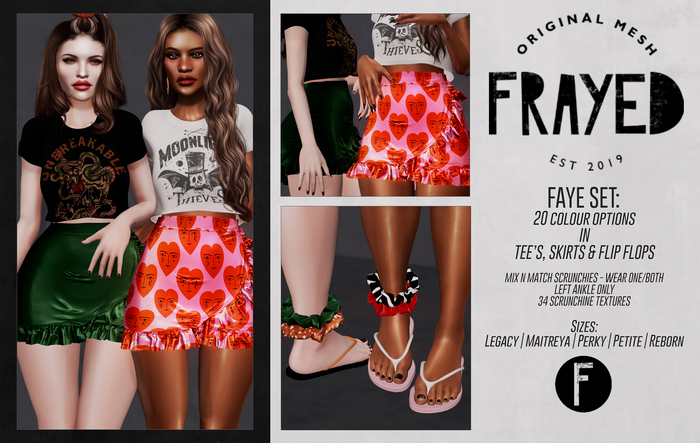 Frayed - Faye Tee - Fatpack