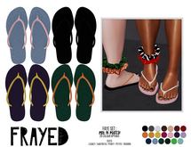 Frayed - Faye Flip Flops