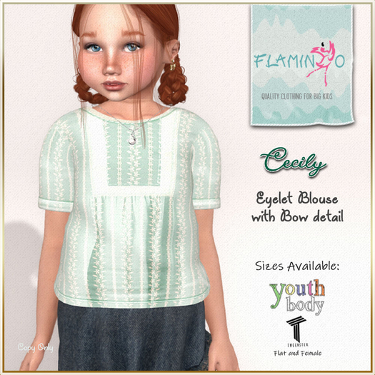 Cecily Blouse Spring Green Youth