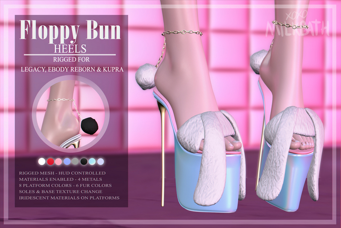 [:MILKBATH:] Floppy Bun Heels DEMO