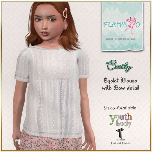 Cecily Blouse White Tweenster