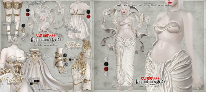 CURELESS[+] Pygmalion's Bride / M / Goddess Sundress / RED