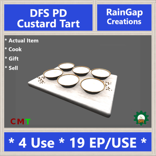 DFS PD Custard Tart ACTUAL ITEM