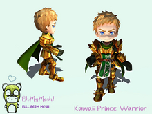 OhMyMesh! Kawaii Prince Warrior - Full Perm Mesh