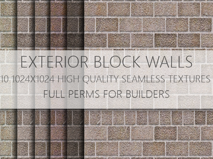 Deco Soup. Exterior Block Textures  