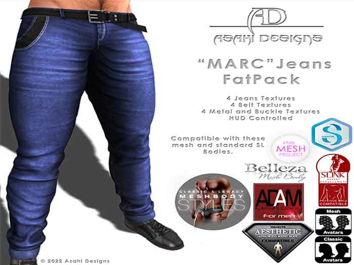 {AD} Mens MARC Jeans *FatPack*