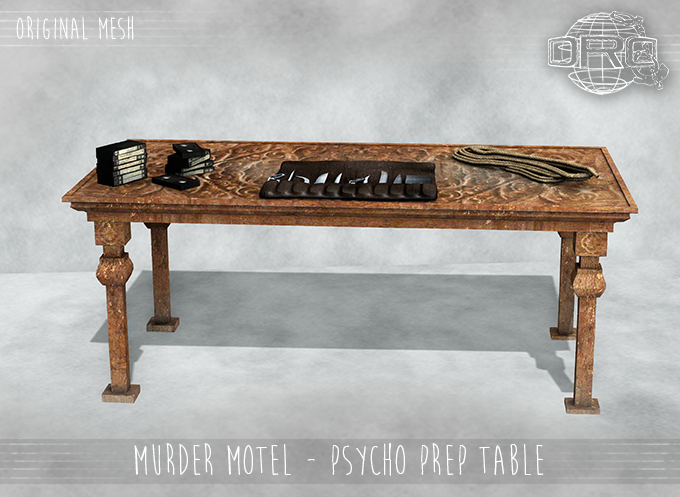 -DRD- Murder Motel - Psycho Prep Table