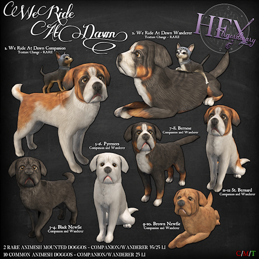 1. HEXtraordinary - We Ride At Dawn Companion - RARE