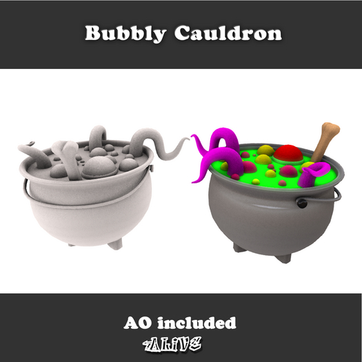 Alive: FULLPERM bubbly cauldron