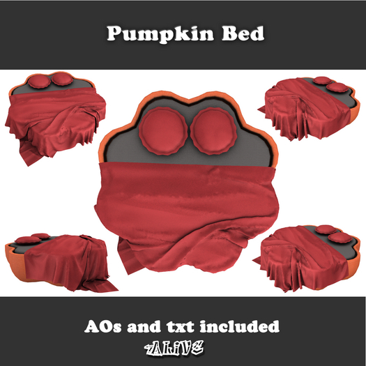 Alive FULLPERM Pumpkin Bed 