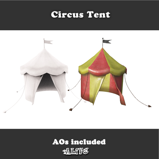 Alive: FULLPERM Circus tent - event booth