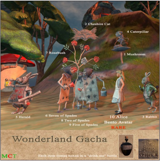 10 Wonderland collectibles Alice RARE