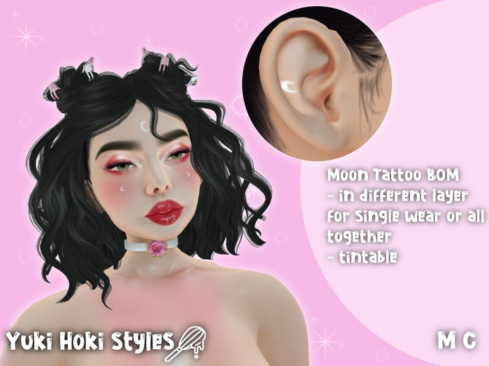 YHS Moon Bindi Set 01