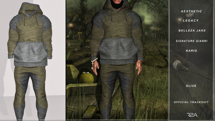 R2A-OFFICIAL TRACKSUIT OLIVE