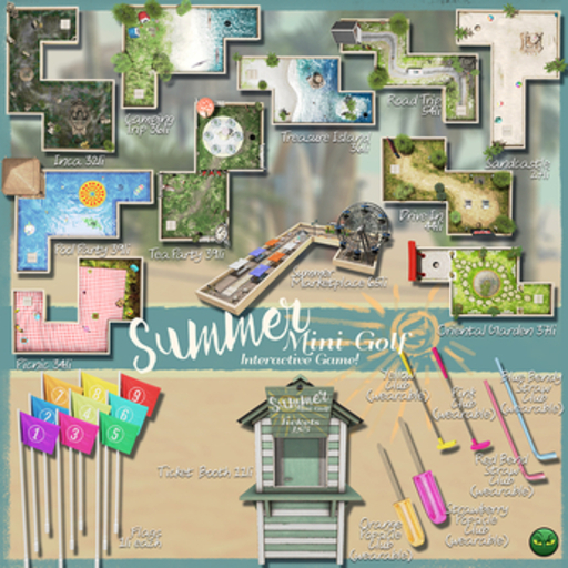 MadPea Summer Mini Golf - Yellow Club