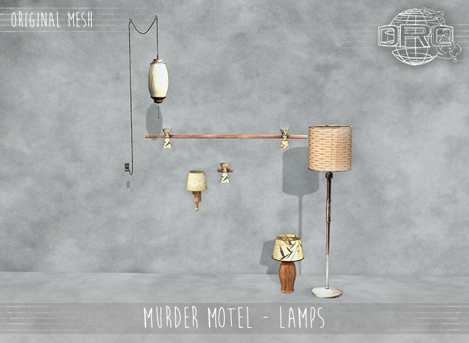 -DRD- Murder Motel - Lamps