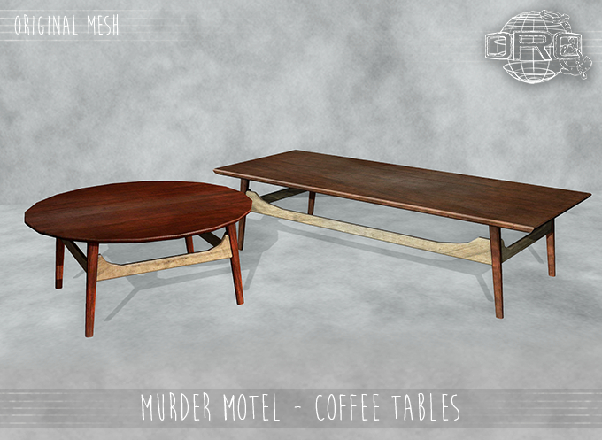 -DRD- Murder Motel - Coffee Tables