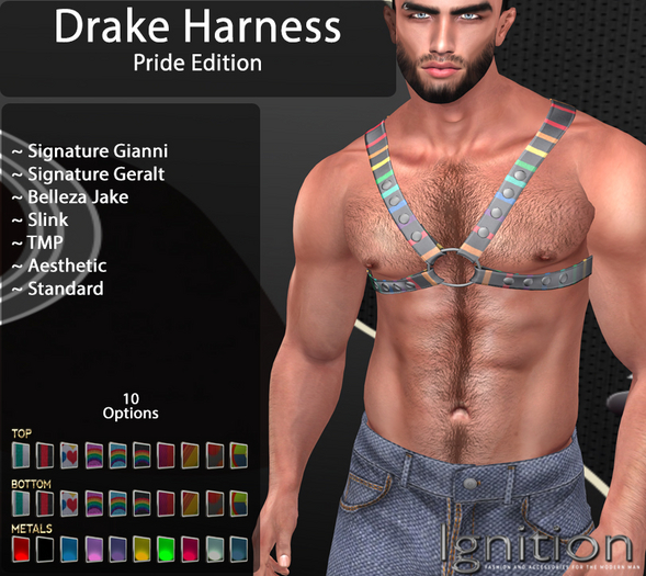 Ignition Drake Harness Pride Edition
