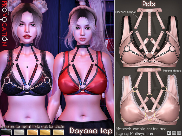 [Provocation] Dayana top-Pale