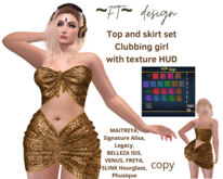 ~FT~ top and skirt Clubbing girl 