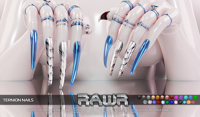 RAWR! Ternion Nails (add me)