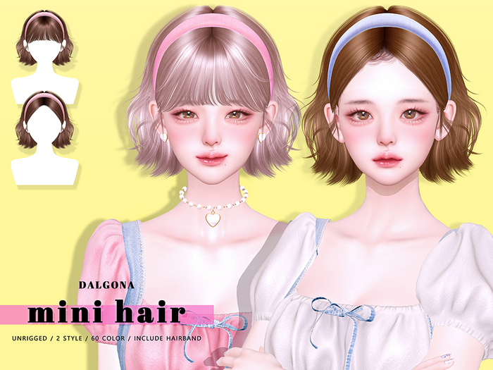 DALGONA - mini hair