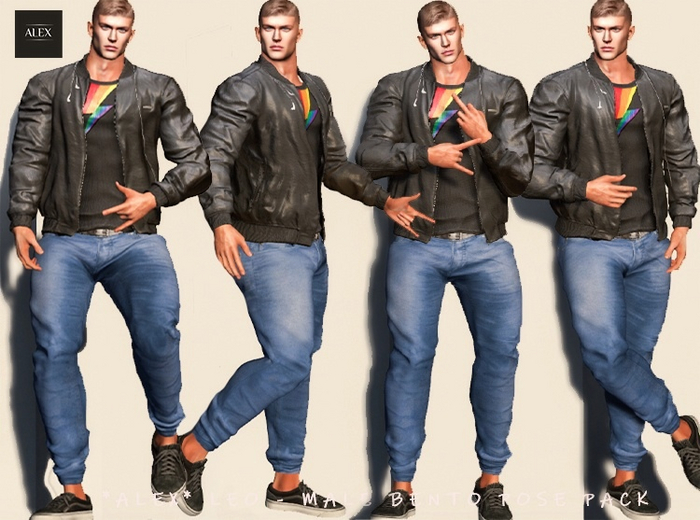 *ALEX* LEO - Male Bento  Pose Pack 