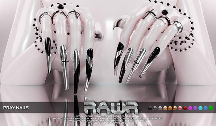 RAWR! Pray Nails DEMO (add me)