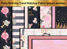 Party Birthday Trend Matchup Fabric texture seamless