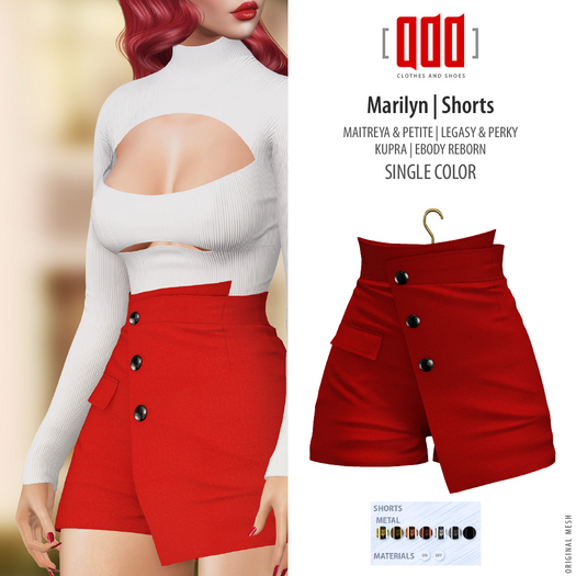 [ADD] Marilyn Shorts - Red