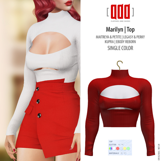 [ADD] Marilyn Top - Red