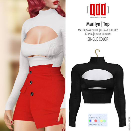 [ADD] Marilyn Top - Black