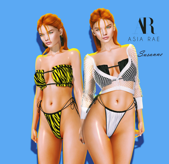 {Asia Rae} Susanne Bikini Set {FATPACK}