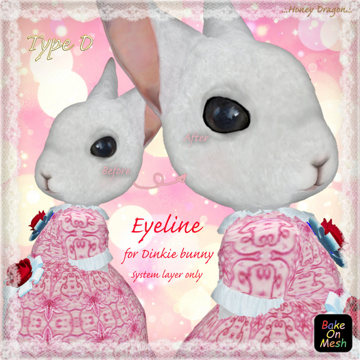 .:.H/D.:. Dinkie bunny eyeline // D [22HDBM4]