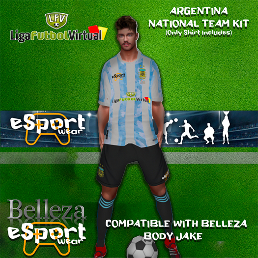 *eSw* -ARGENTINA soccer kit - LFV