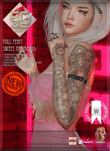 [SG] Sweet armband 'soft arms' Female FP