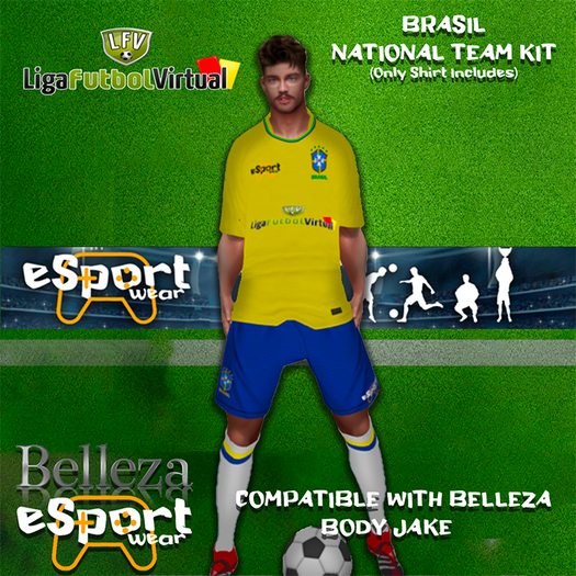 *eSw* -BRASIL soccer kit - LFV