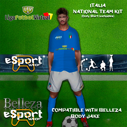 *eSw* -ITALIA soccer kit - LFV