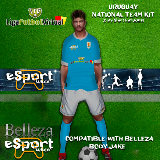 *eSw* -URUGUAY soccer kit - LFV
