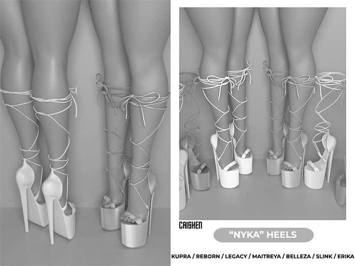 CAISHEN - "Nyka" Heels (DEMO) [UNPACKER]