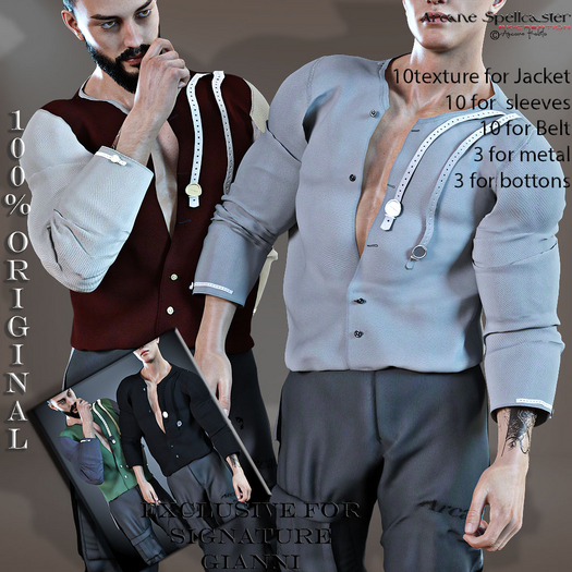 bag jacket Roberto *Arcane Spellcaster*